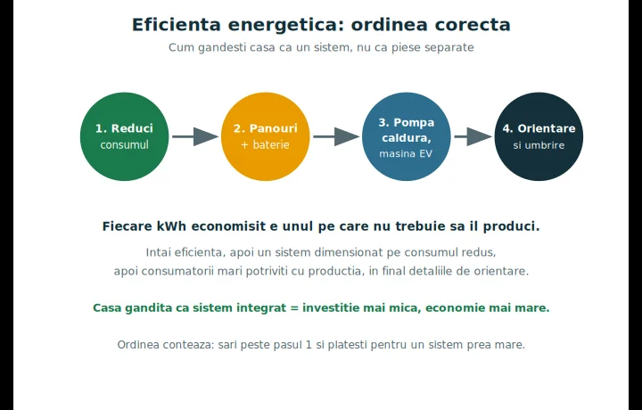 Eficienta energetica sistem fotovoltaic